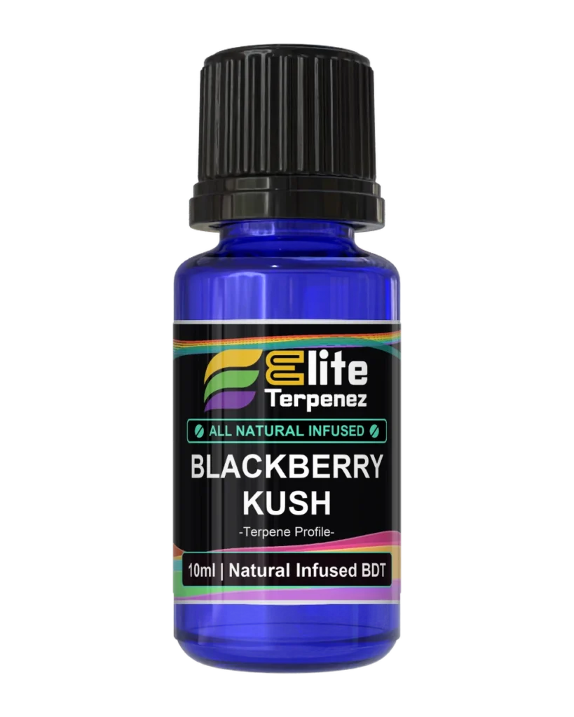 Elite Terpenez Blackberry Kush 10ml All Natural Infused terpene bottle
