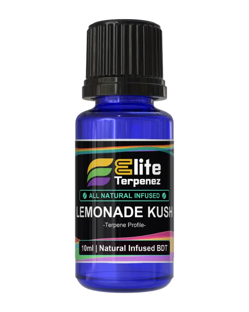 Elite Terpenez Lemonade Kush 10ml All Natural Infused terpene bottle
