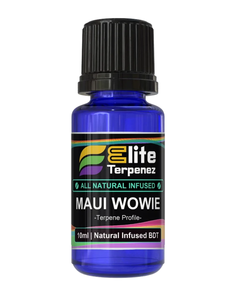 Elite Terpenez Maui Wowie 10ml All Natural Infused terpene bottle