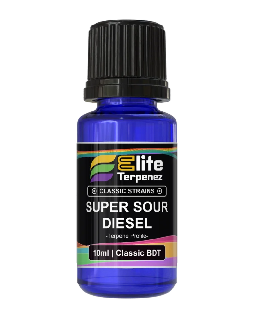 Elite Terpenez Super Sour Diesel 10ml Classic Strains terpene bottle