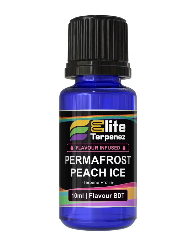 Elite Terpenez Permafrost Peach Ice 10ml Flavour Infused terpene bottle