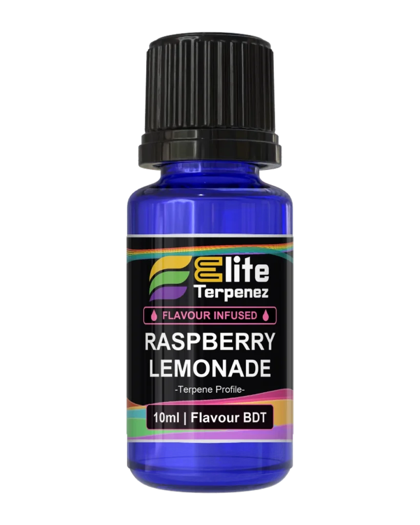 Elite Terpenez Raspberry Lemonade 10ml Flavour Infused terpene bottle