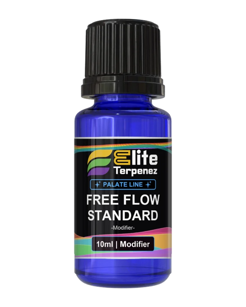 Elite Terpenez Free Flow Standard 10ml Palate Line terpene bottle