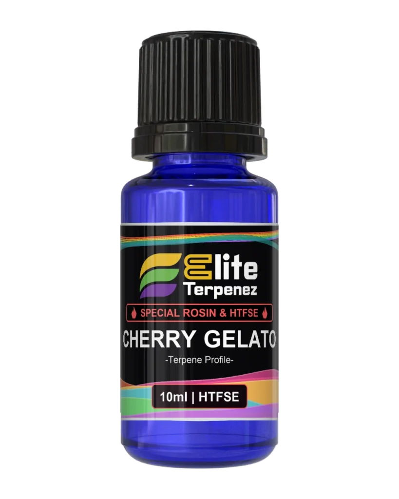 Elite Terpenez Cherry Gelato 10ml Special Rosin and HTFSE terpene bottle