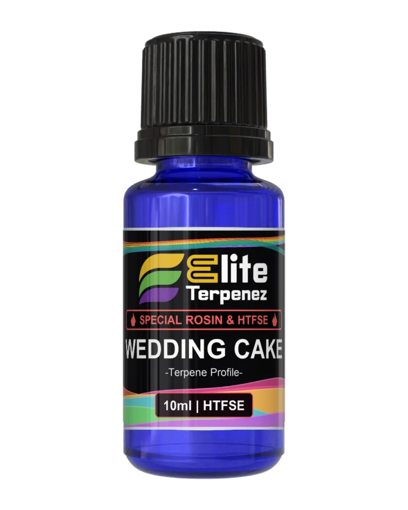 Elite Terpenez Wedding Cake 10ml Special Rosin and HTFSE terpene bottle