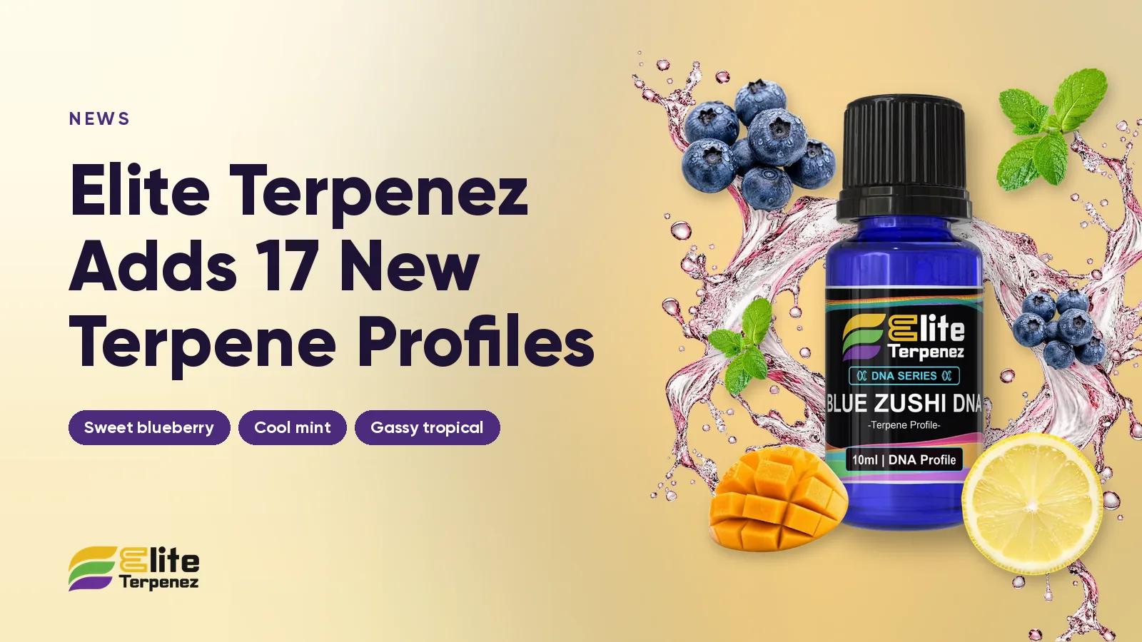 Elite Terpenez new terpene profile bottles from the Premium, Flavour Infused and DNA lines | Elite Terpenez