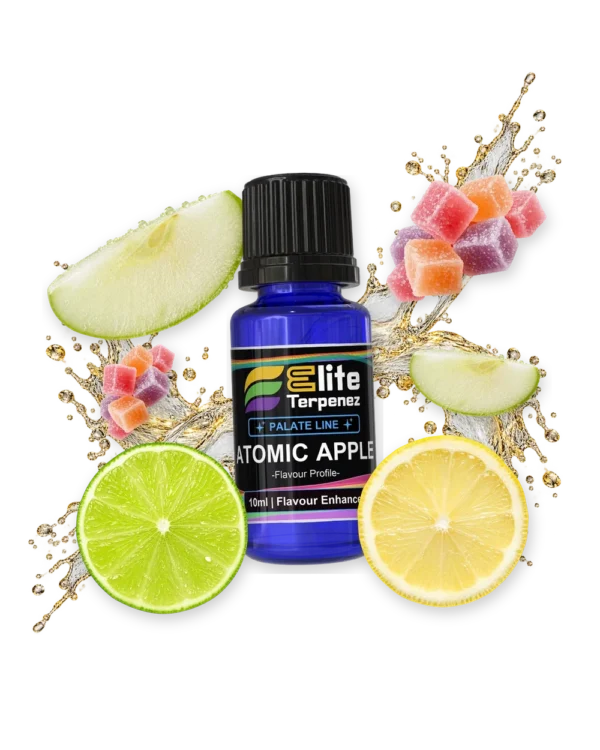 Atomic Apple terpene profile bottle