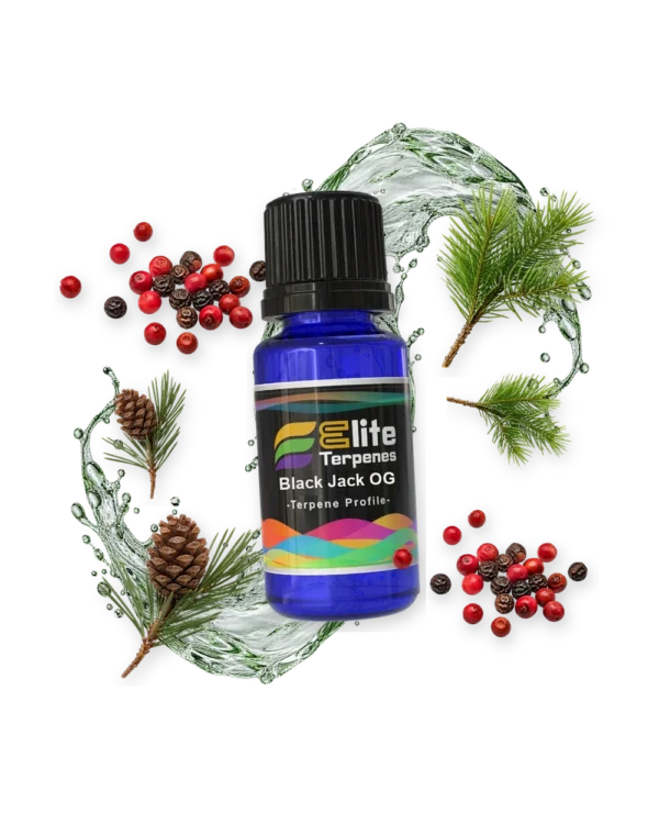 Black Jack OG terpene profile bottle