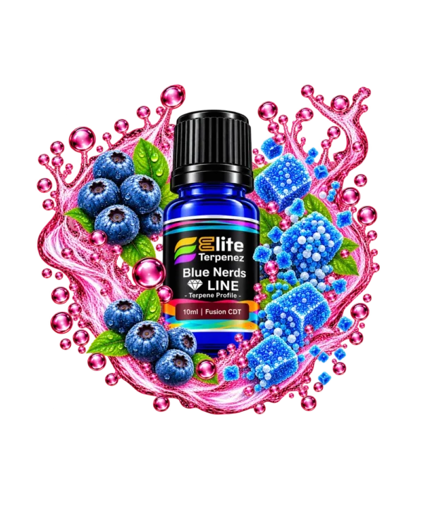 Blue Nerds terpene profile bottle