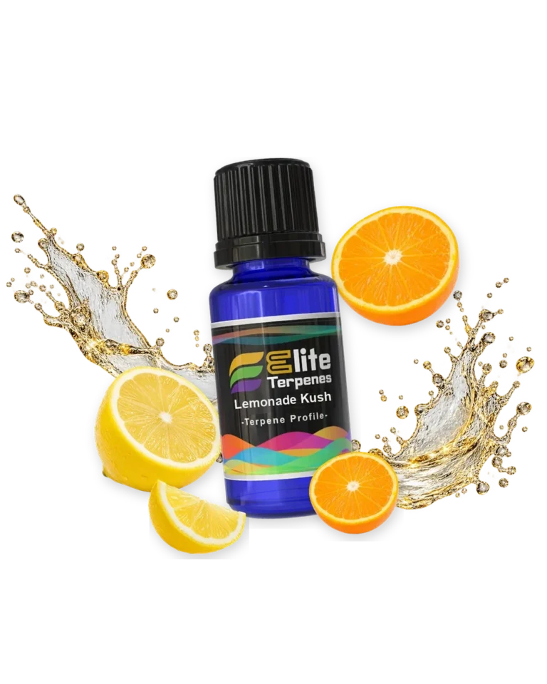 Lemonade Kush Classic Flavour Infused blue bottle with flavour artwork