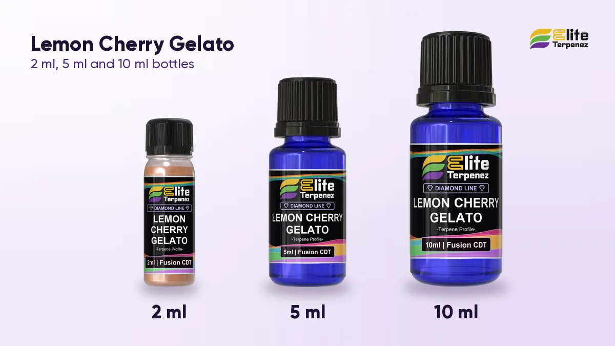 Elite Terpenez terpene bottles in 2 ml, 5 ml and 10 ml sizes | Elite Terpenez
