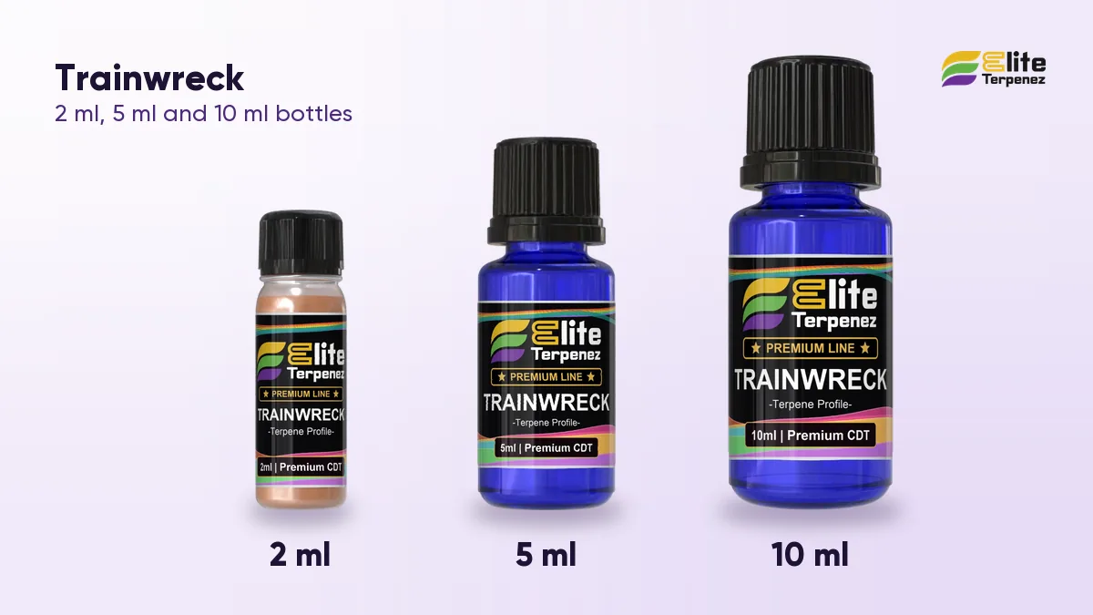 Elite Terpenez floral terpene bottles in 2 ml, 5 ml and 10 ml sizes | Elite Terpenez